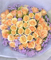 50 Champagne Roses
